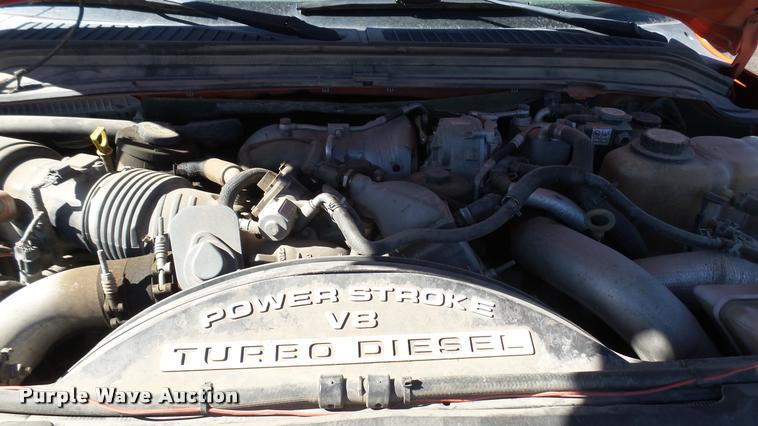 image for item L3957 2008 Ford F250 Super Duty XL utility bed pickup truck