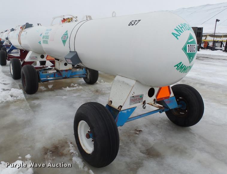 image for item AL9013 1985 Trinity steel anhydrous ammonia tank