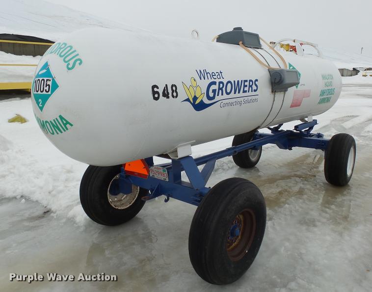 image for item AL9028 1992 Trinity steel anhydrous ammonia tank