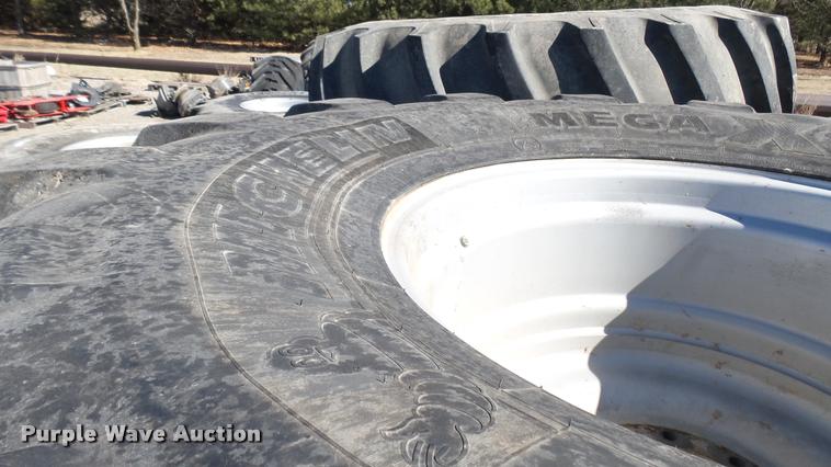 image for item AX9364 (2) Michelin 900/60R32 tires and wheels