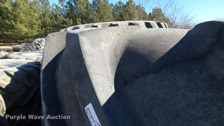 image for item AX9364 (2) Michelin 900/60R32 tires and wheels