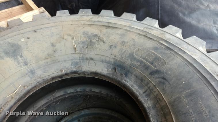 image for item BU9939 (2) Michelin 16.00R20 tires