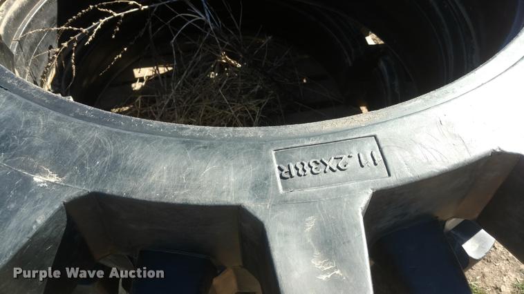 image for item BU9945 (6) 11.2x38 solid pivot sprinkler tires
