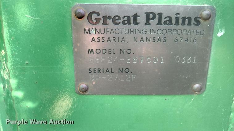 image for item BU9948 Great Plains Solid Stand 24 grain drill