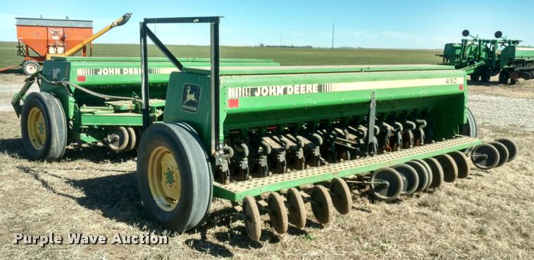 image for item BU9952 (2) John Deere 450 grain drills
