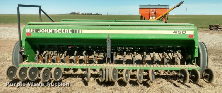 image for item BU9952 (2) John Deere 450 grain drills