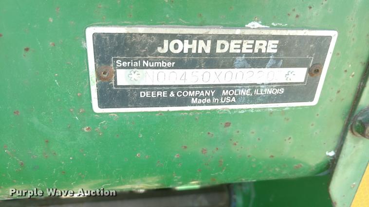 image for item BU9952 (2) John Deere 450 grain drills