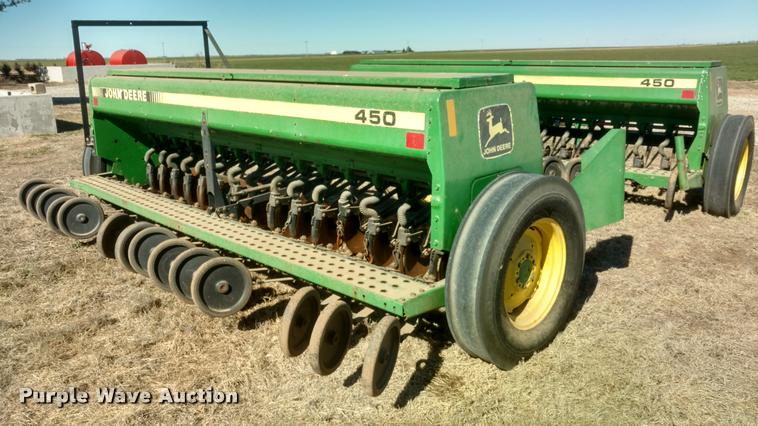 image for item BU9952 (2) John Deere 450 grain drills