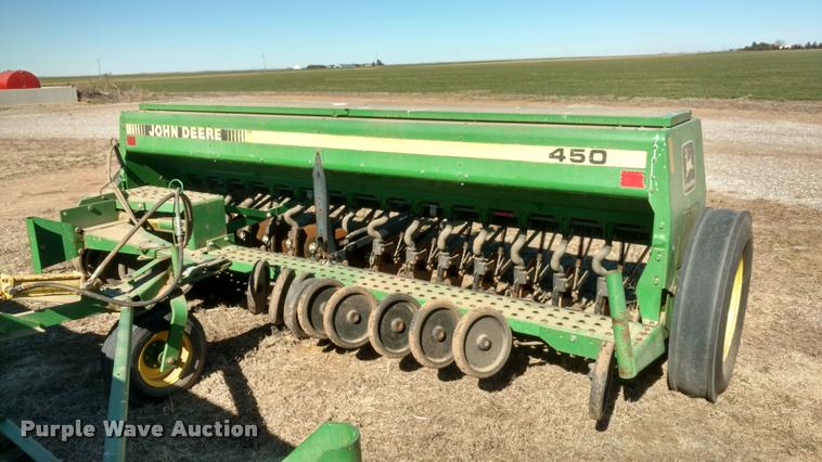 image for item BU9952 (2) John Deere 450 grain drills