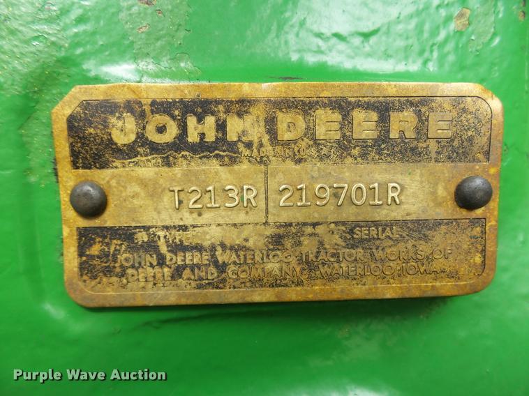 image for item DA0560 1969 John Deere 4020 row crop tractor