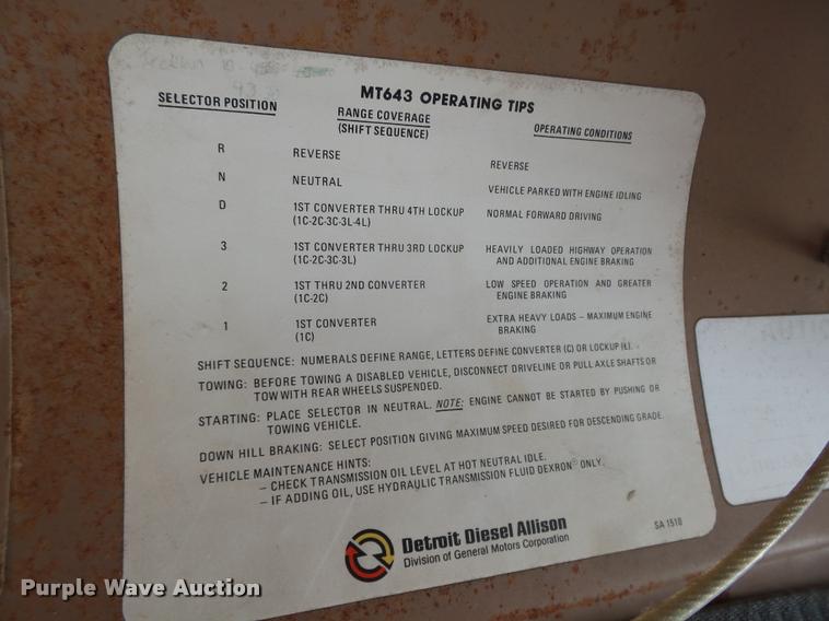 image for item DA0561 1982 International 1954 Easy Rider 1600C applicator truck