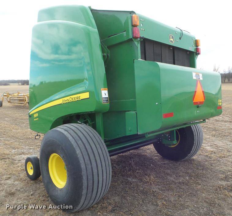image for item DA7727 2013 John Deere 569 Premium round baler
