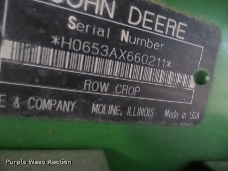 image for item DB0509 1995 John Deere 653A row crop head