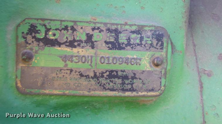 image for item DB0644 1973 John Deere 4430 tractor