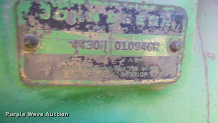 image for item DB0644 1973 John Deere 4430 tractor
