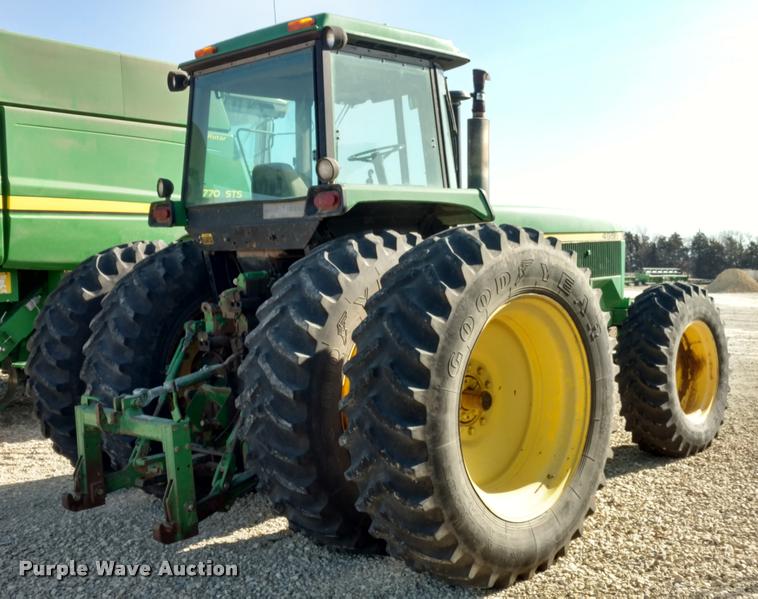 image for item DB0858 1989 John Deere 4955 MFWD tractor