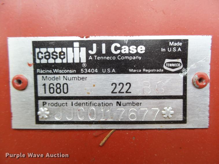 image for item DB1908 1992 Case IH 1680 Axial-Flow combine and head
