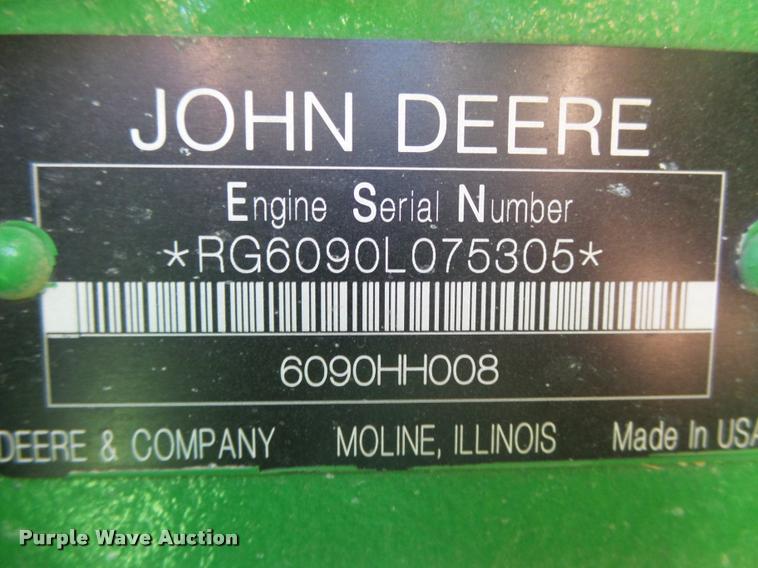 image for item DB1920 2010 John Deere 9670 STS combine