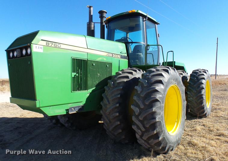 image for item DB2410 1991 John Deere 8760 4WD tractor