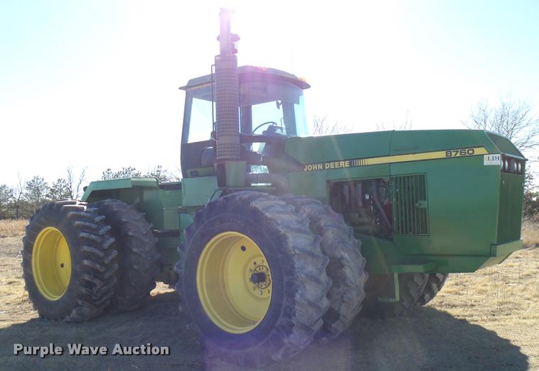 image for item DB2410 1991 John Deere 8760 4WD tractor