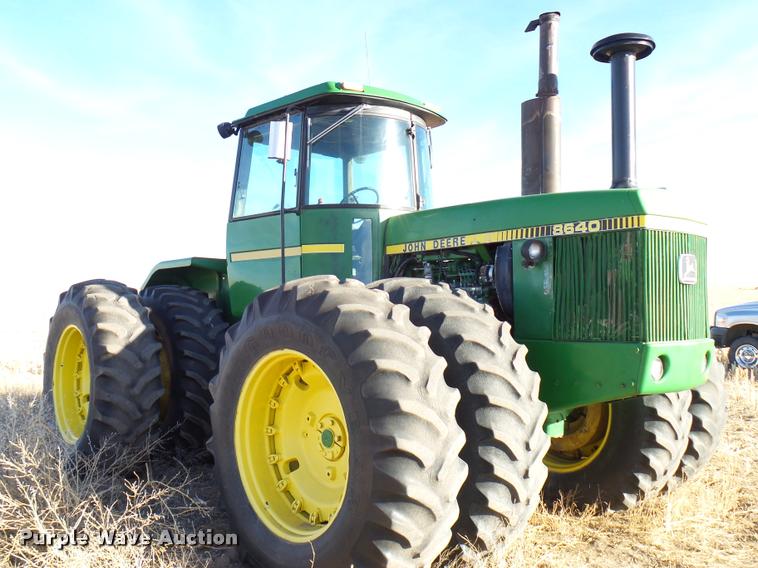 image for item DB2411 1981 John Deere 8640H 4WD tractor