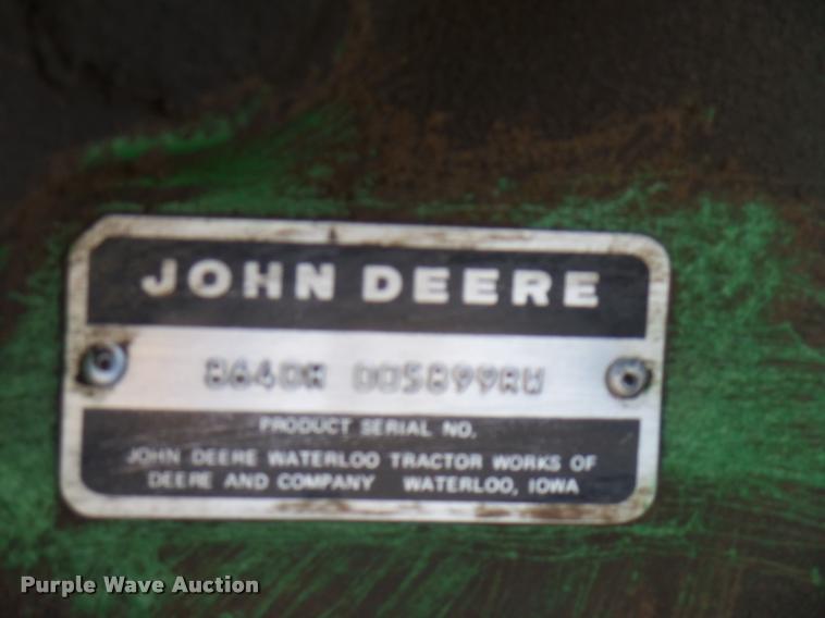 image for item DB2411 1981 John Deere 8640H 4WD tractor