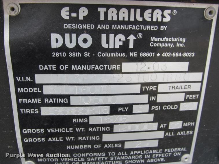 image for item DT9656 2004 CrustBuster 160ST seed tender