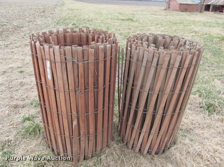 image for item DT9657 (2) rolls of snow fence