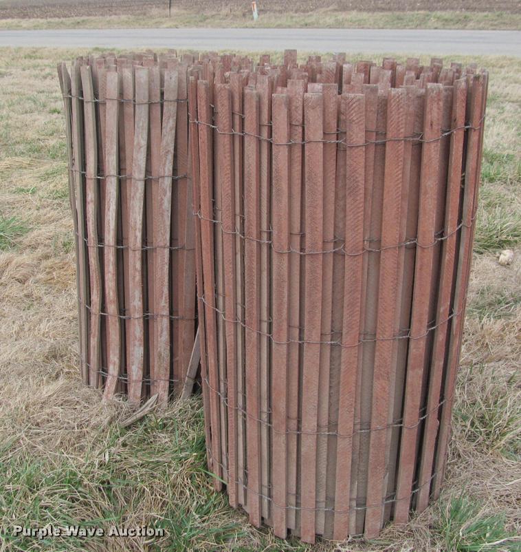 image for item DT9657 (2) rolls of snow fence