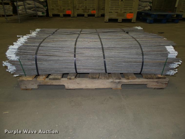 image for item F1573 Approximately 4,200 50"L hi-carbon steel plant stakes