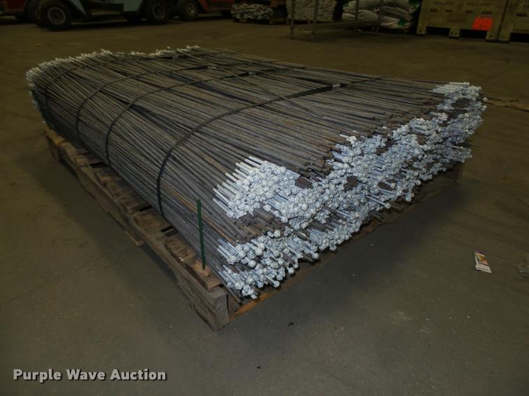 image for item F1573 Approximately 4,200 50"L hi-carbon steel plant stakes