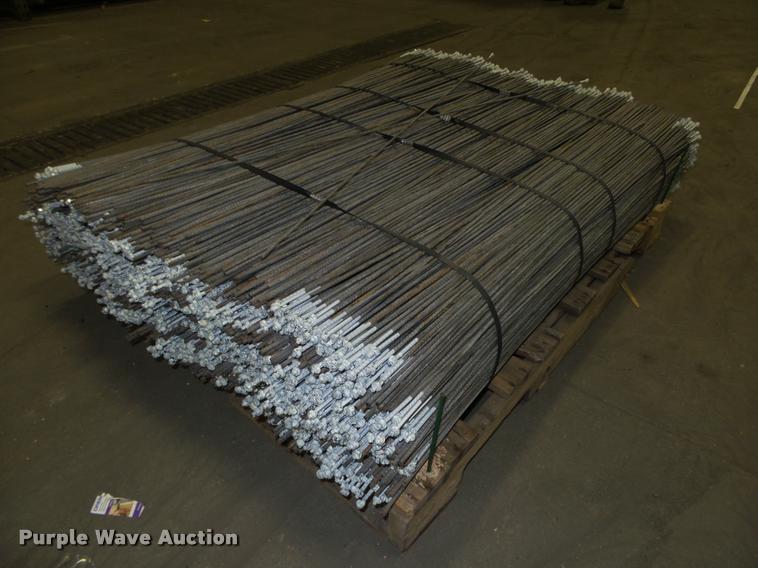 image for item F1573 Approximately 4,200 50"L hi-carbon steel plant stakes