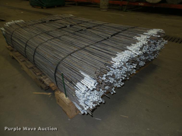image for item F1573 Approximately 4,200 50"L hi-carbon steel plant stakes
