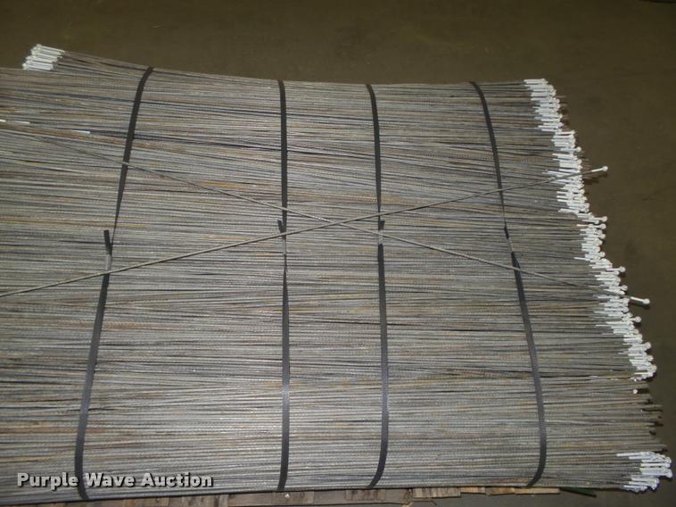 image for item F1573 Approximately 4,200 50"L hi-carbon steel plant stakes