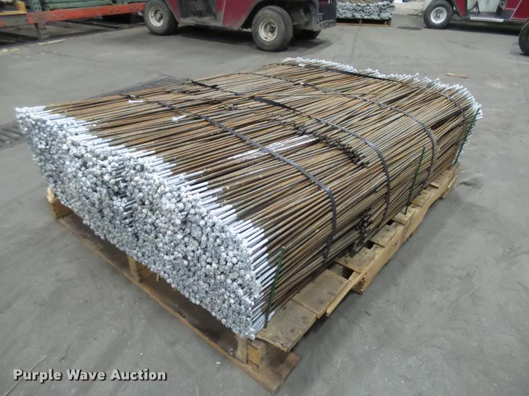 image for item F1574 Approximately 6,400 33"L hi-carbon steel plant stakes