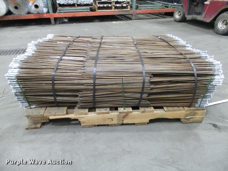 image for item F1574 Approximately 6,400 33"L hi-carbon steel plant stakes