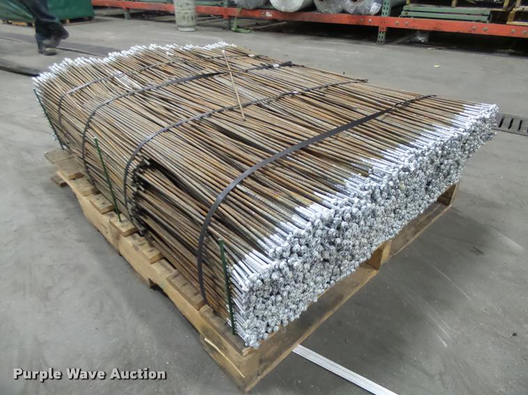 image for item F1574 Approximately 6,400 33"L hi-carbon steel plant stakes