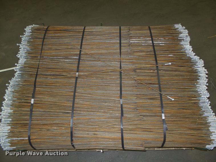 image for item F1574 Approximately 6,400 33"L hi-carbon steel plant stakes