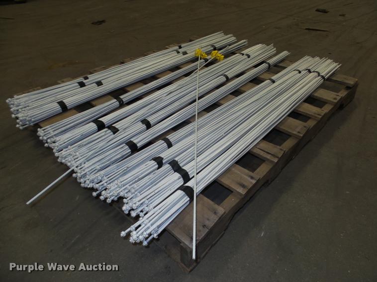 image for item F1575 Approximately 350 50"L hi-carbon spring steel electric fence posts