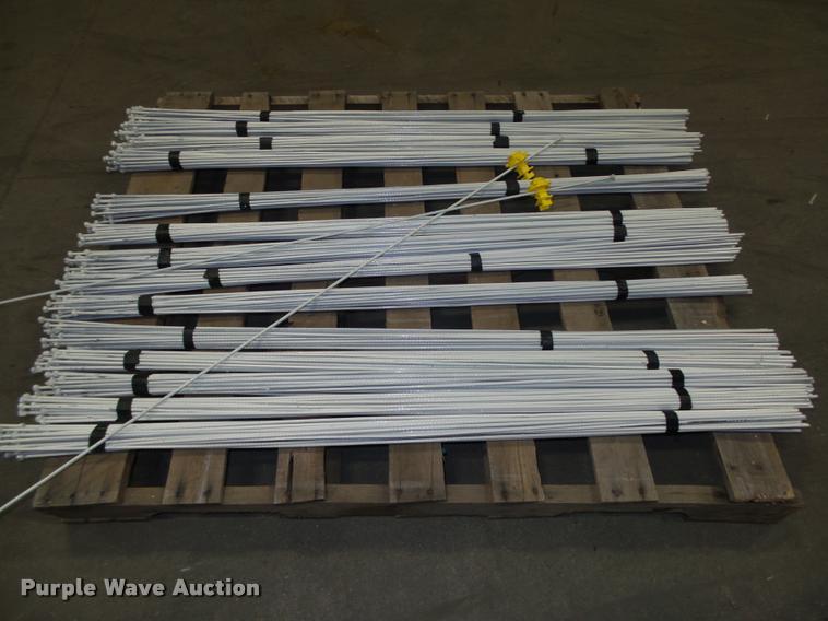 image for item F1575 Approximately 350 50"L hi-carbon spring steel electric fence posts