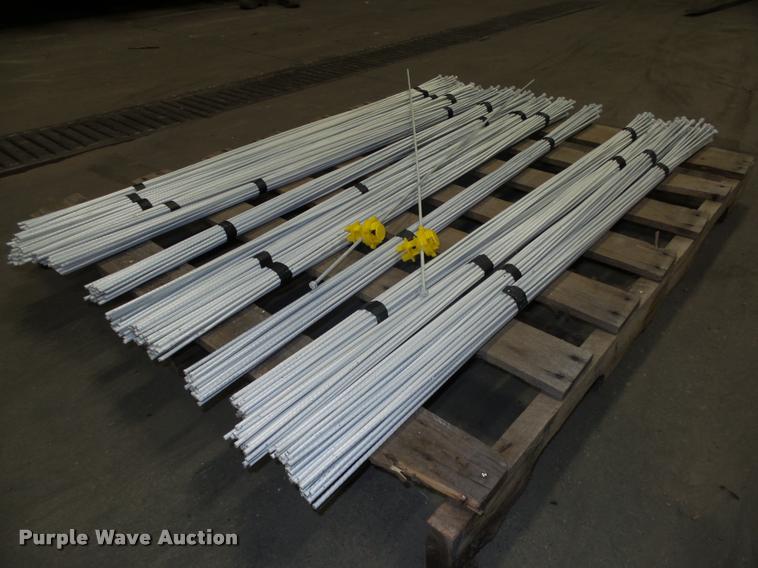 image for item F1575 Approximately 350 50"L hi-carbon spring steel electric fence posts