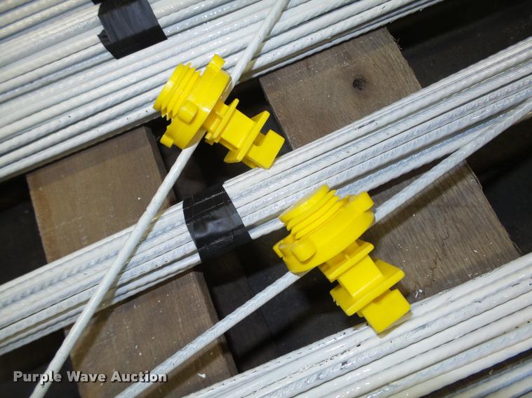 image for item F1575 Approximately 350 50"L hi-carbon spring steel electric fence posts