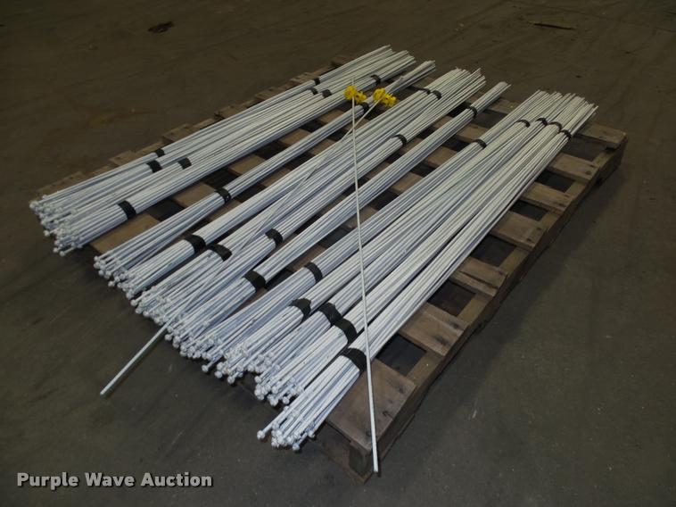 image for item F1576 Approximately 350 50"L hi-carbon spring steel electric fence posts