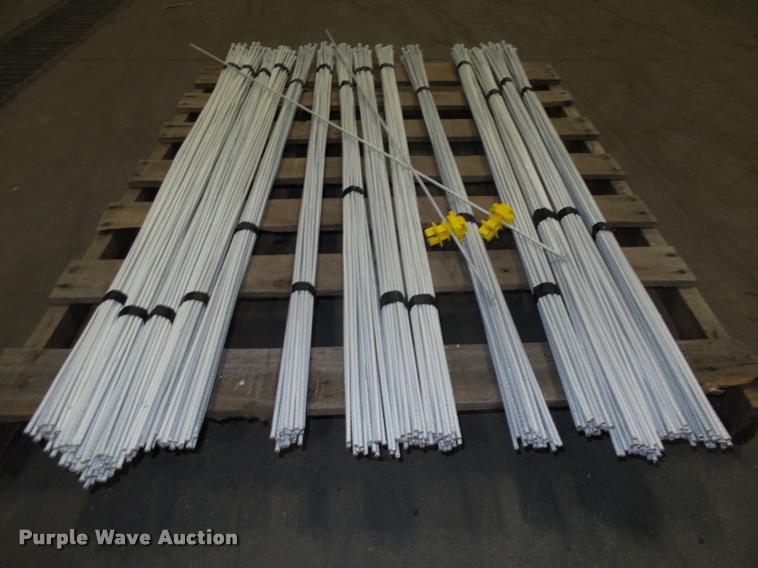 image for item F1576 Approximately 350 50"L hi-carbon spring steel electric fence posts