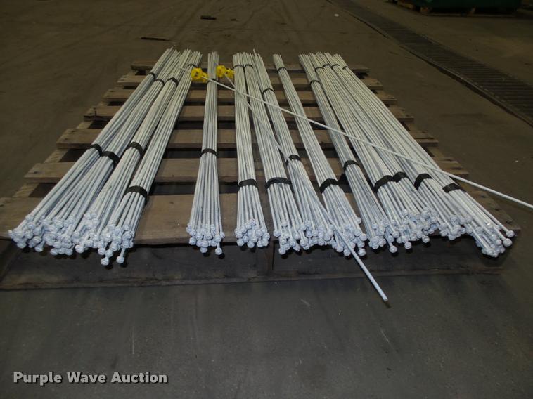 image for item F1576 Approximately 350 50"L hi-carbon spring steel electric fence posts