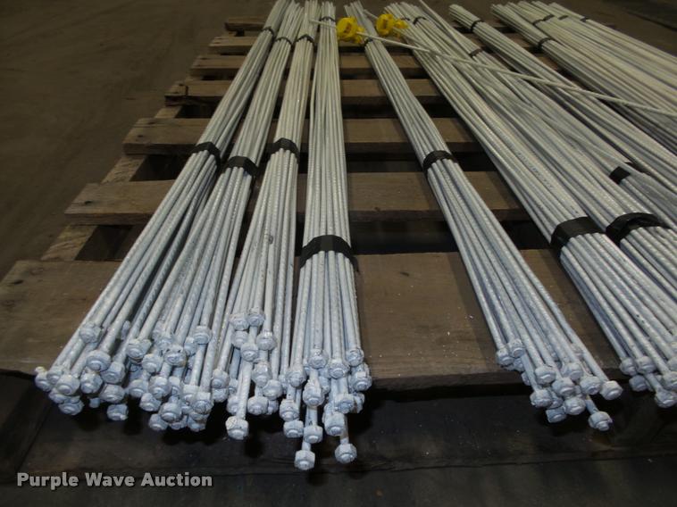 image for item F1576 Approximately 350 50"L hi-carbon spring steel electric fence posts