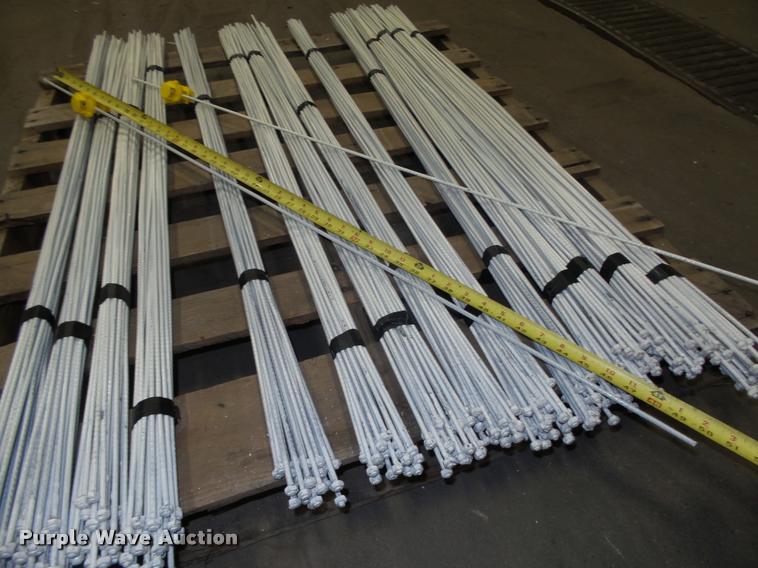 image for item F1576 Approximately 350 50"L hi-carbon spring steel electric fence posts