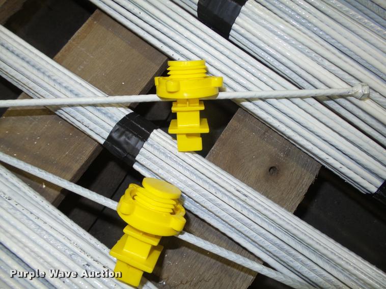 image for item F1576 Approximately 350 50"L hi-carbon spring steel electric fence posts