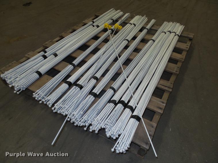 image for item F1577 Approximately 350 50"L hi-carbon spring steel electric fence posts