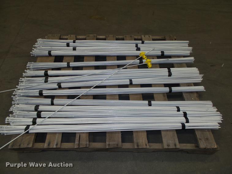 image for item F1577 Approximately 350 50"L hi-carbon spring steel electric fence posts